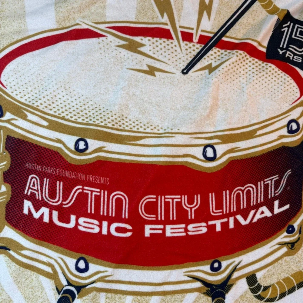 Austin City Limits Music‎ Festival Blanket 2016 ACL 15th Anniversary Zilker Park